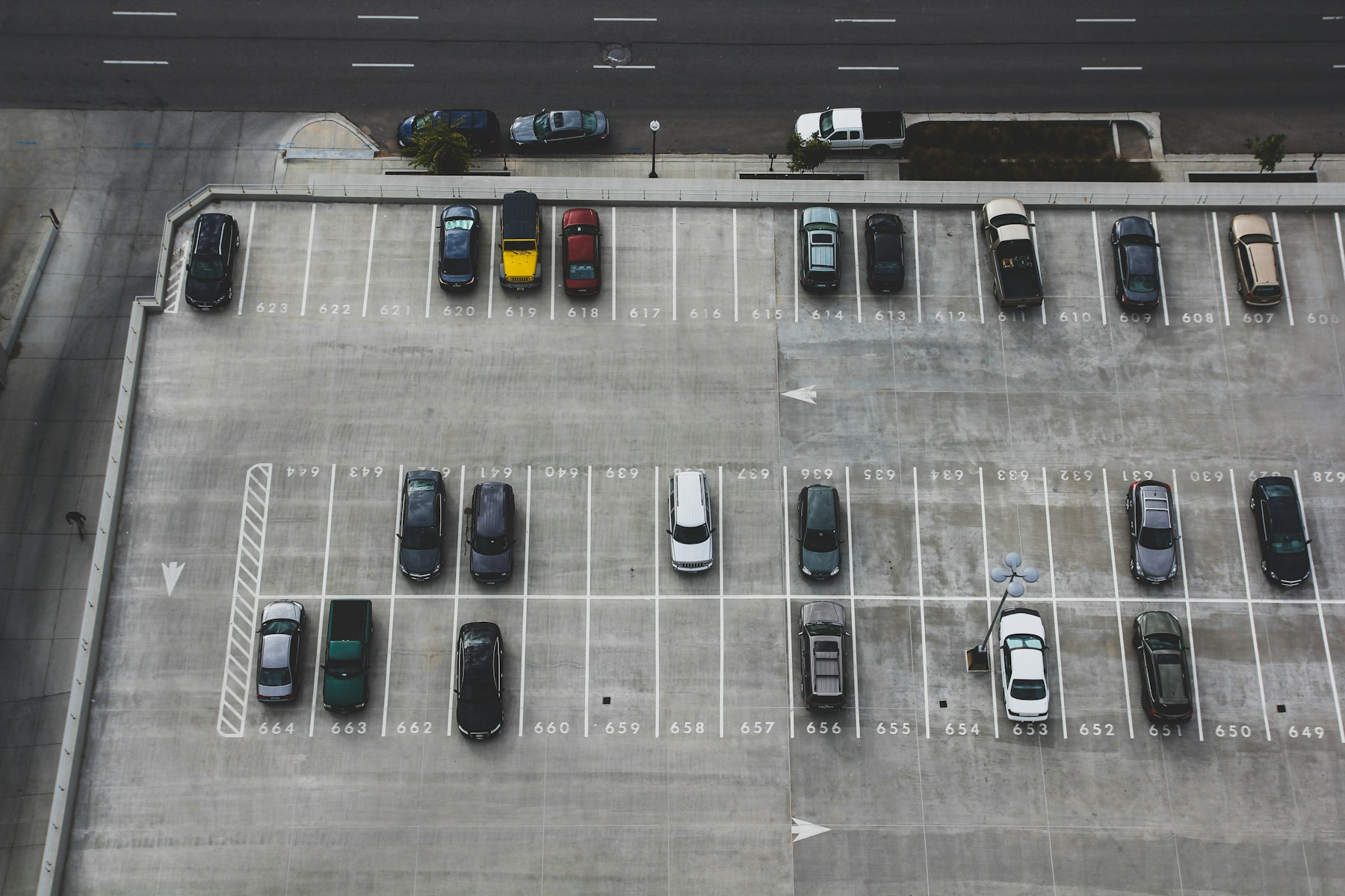 Private parking area available for customers